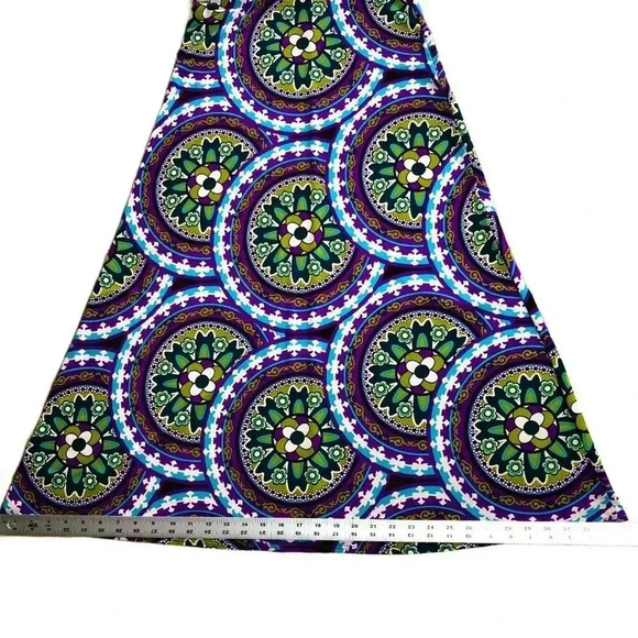 MSK Maxi Skirt Stretch Pull On Boho Artsy sz S - Picture 5 of 9